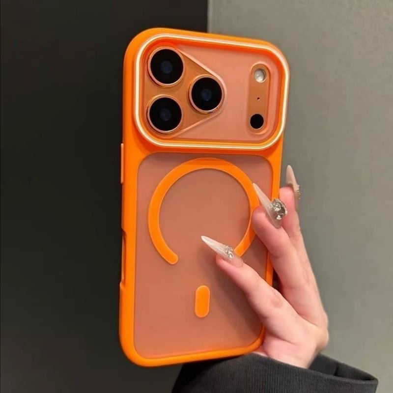 Kućište za iPhone 11–17 Pro/Max — matični akril, magnetsko pričvršćivanje, otpornost na pad, otisci prstiju