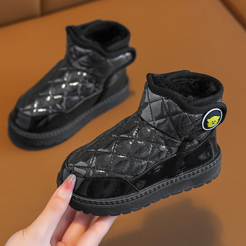 Dječje čizme za snijeg, gornji dio od sintetičke kože, korejski stil, unisex, za uzrast 1-12 godina