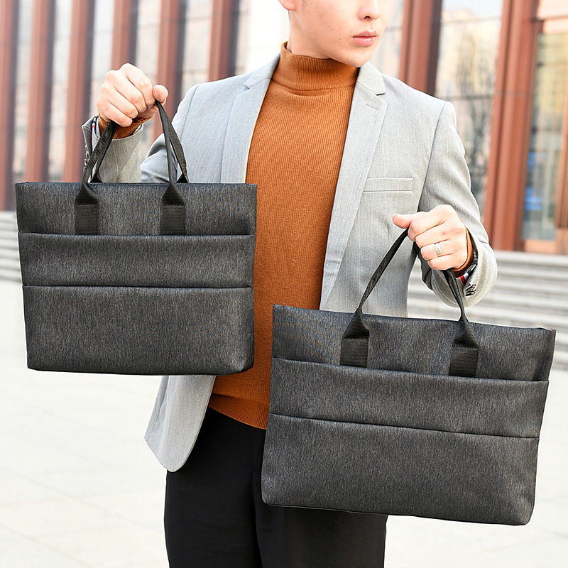 Üzleti laptop- és irattáska, Oxford anyagú, vízálló, kopásálló, lopás elleni védelem, ütésálló, Business Elite stílus, uniszex