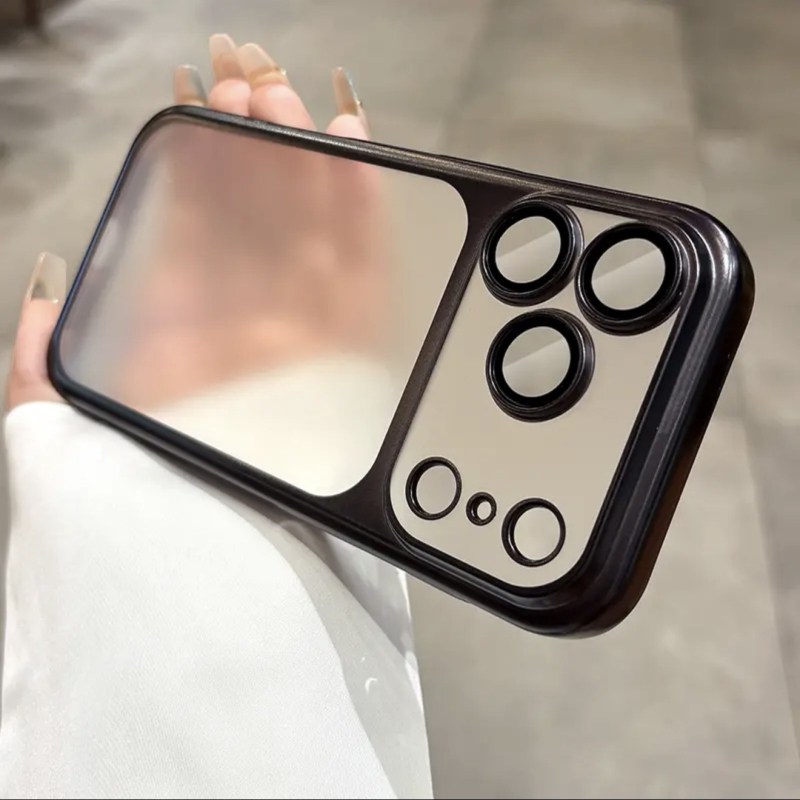 Maska za iPhone 17 Pro Max – PC tvrdi kućište s mat završnom obradom, ultra-tanka, otporna na pad, zaštita objektiva kamere