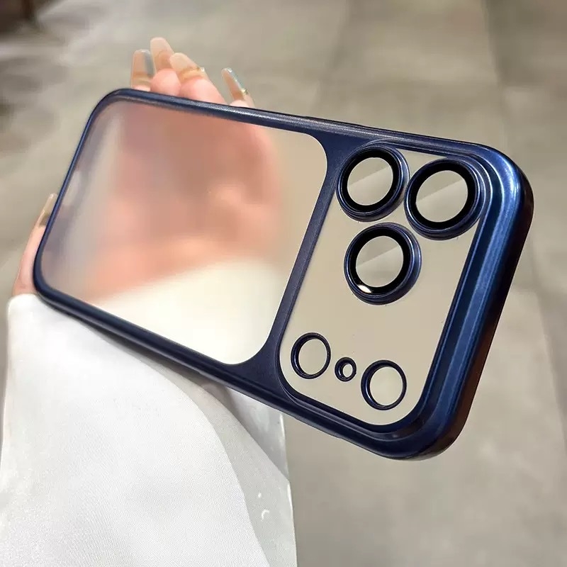 Maska za iPhone 17 Pro Max – PC tvrdi kućište s mat završnom obradom, ultra-tanka, otporna na pad, zaštita objektiva kamere