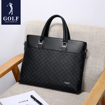 GOLF PVC aktovka za poslovna putovanja, retro otisak