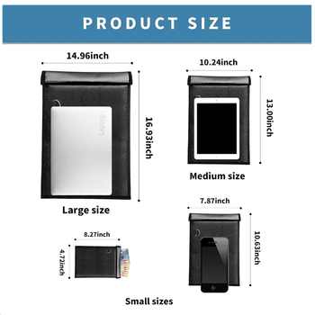 Zhida Faraday táska telefonhoz, laptophoz, tabletához és autókulcsához – RFID blokkolás, jelvédő, vízálló, tűzálló, belső nano árnyékoló bélés