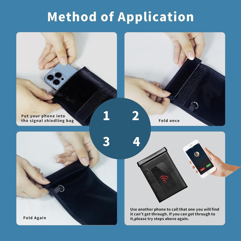 Zhida Faraday táska telefonhoz, laptophoz, tabletához és autókulcsához – RFID blokkolás, jelvédő, vízálló, tűzálló, belső nano árnyékoló bélés