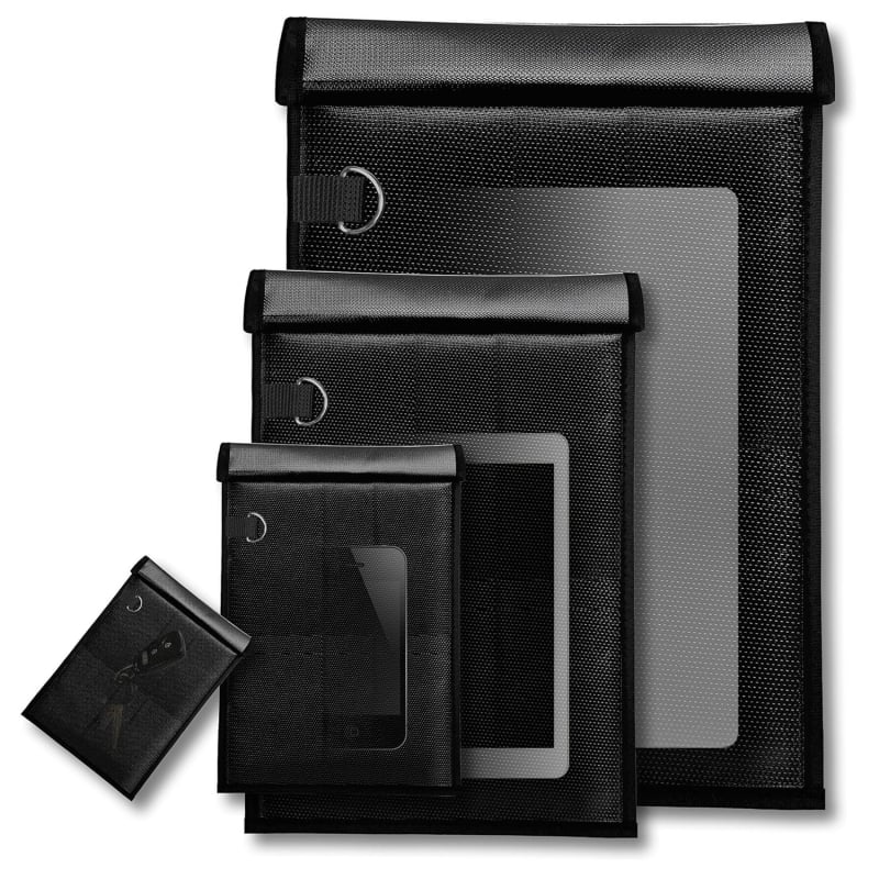 Zhida Faraday táska telefonhoz, laptophoz, tabletához és autókulcsához – RFID blokkolás, jelvédő, vízálló, tűzálló, belső nano árnyékoló bélés