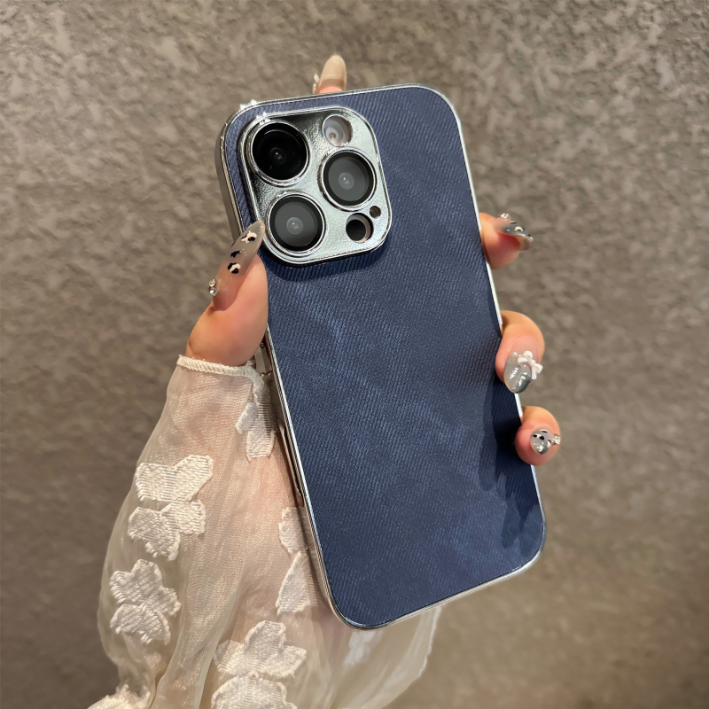 Kućište za iPhone – potpuno prekrivanje, reljefna umjetna koža, otpornost na pad, disipacija topline; kompatibilno s iPhone 17 Pro Max, 16 Pro, 17 Pro