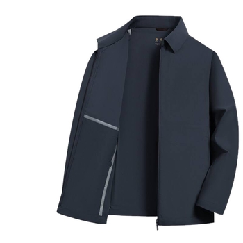 Napvédő dzseki, légáteresztő Milk Silk anyag, kapucni nélküli, cipzár elöl, több zseb, ideális tavasszal-ősszel üzleti viselet