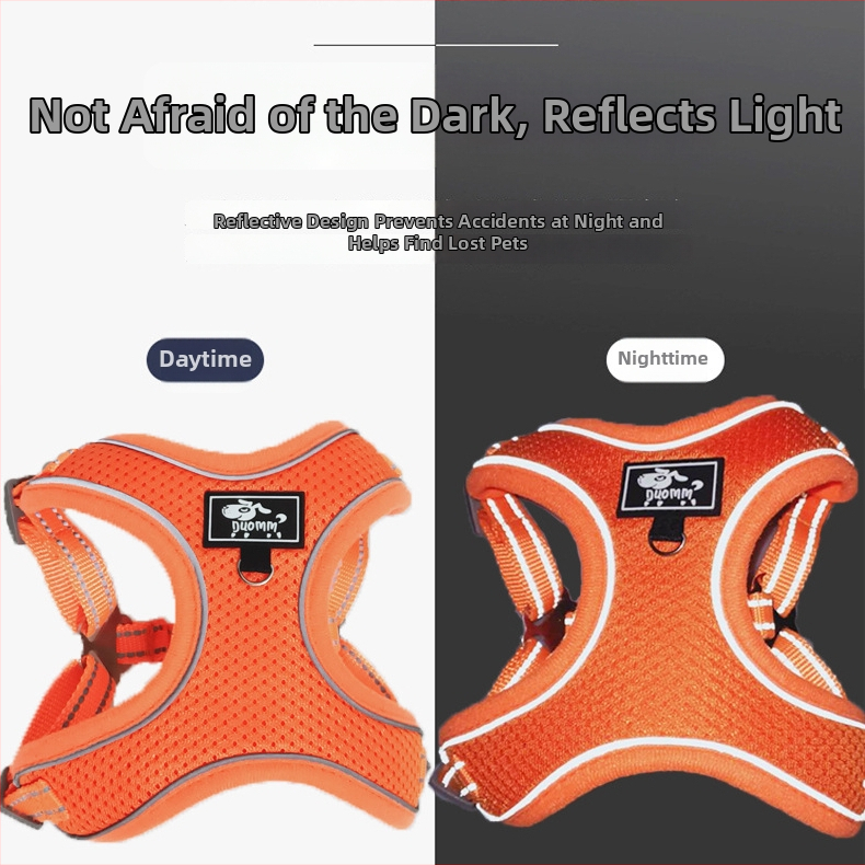 Hrudný postroj pre psa, nastaviteľný, povrazový štýl, polyester (Materiál: Polyester; Kategória: hrudný postroj; Rozšíriteľný: Áno)