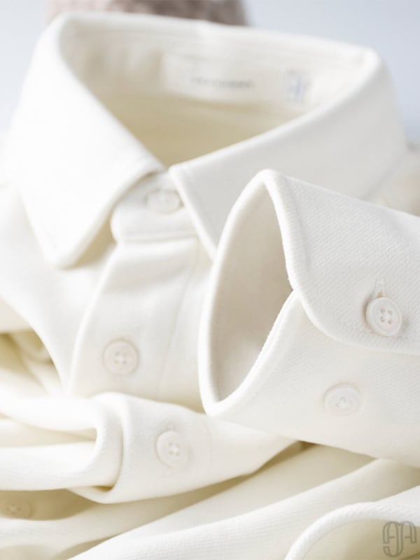 Férfi slim-fit hosszú ujjú poliészter ing, négyszögletes gallér, téli viselet