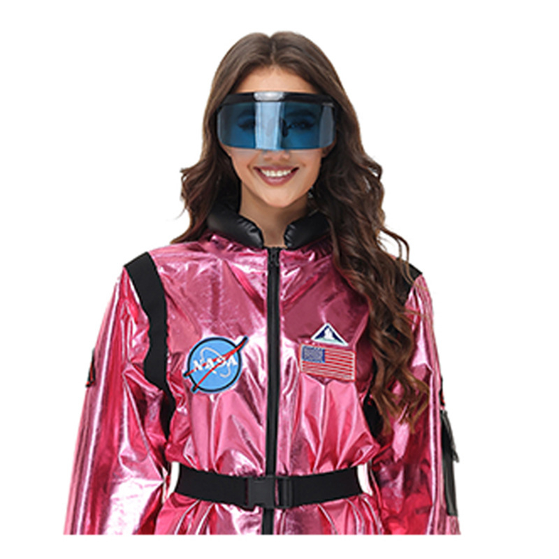 Cosplay astronaut kostim s sjajnim završnim slojem, PU glavni materijal, Bronzing Jelly tkanina, pogodan za pozornicu, za žene 18–24