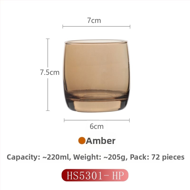 Γυάλινο ποτήρι για έκπλυση στοματικής κοιλότητας για οικιακή χρήση, μοντέρνο μινιμαλιστικό στυλ, στρογγυλό σχήμα, καπάκι άμεσης πόσης, μονοστρωματική κατασκευή