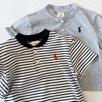 Tricou polo pentru copii, versiune coreeană, bumbac, vară 2025, pentru copii 3–8 ani