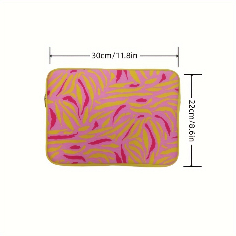 Geantă pentru laptop din material diving, model cu dungi, husă interioară antișoc, Căptușeală poliester, sezon iarnă 2023