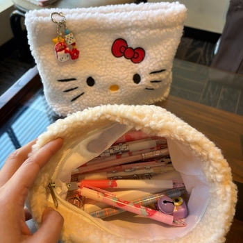 Geantă de machiaj cu imprimeu animal, exterior din poliester, căptușeală din nailon, închidere cu fermoar, portabilă și pliabilă