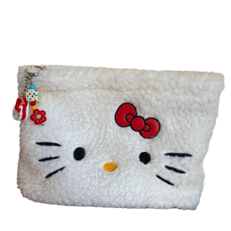 Geantă de machiaj cu imprimeu animal, exterior din poliester, căptușeală din nailon, închidere cu fermoar, portabilă și pliabilă