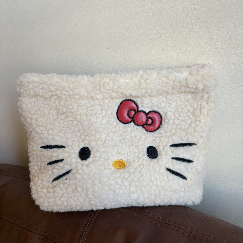 Geantă de machiaj cu imprimeu animal, exterior din poliester, căptușeală din nailon, închidere cu fermoar, portabilă și pliabilă