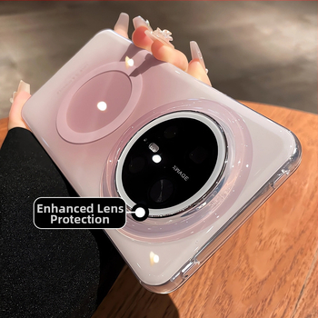 Gradientový magnetický kryt s retiazkou pre Huawei Mate 80 – kompletné krytie, proti pádu, horúce lisovanie, nie je prispôsobiteľný, materiál: Iný