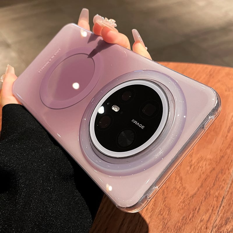 Gradientový magnetický kryt s retiazkou pre Huawei Mate 80 – kompletné krytie, proti pádu, horúce lisovanie, nie je prispôsobiteľný, materiál: Iný