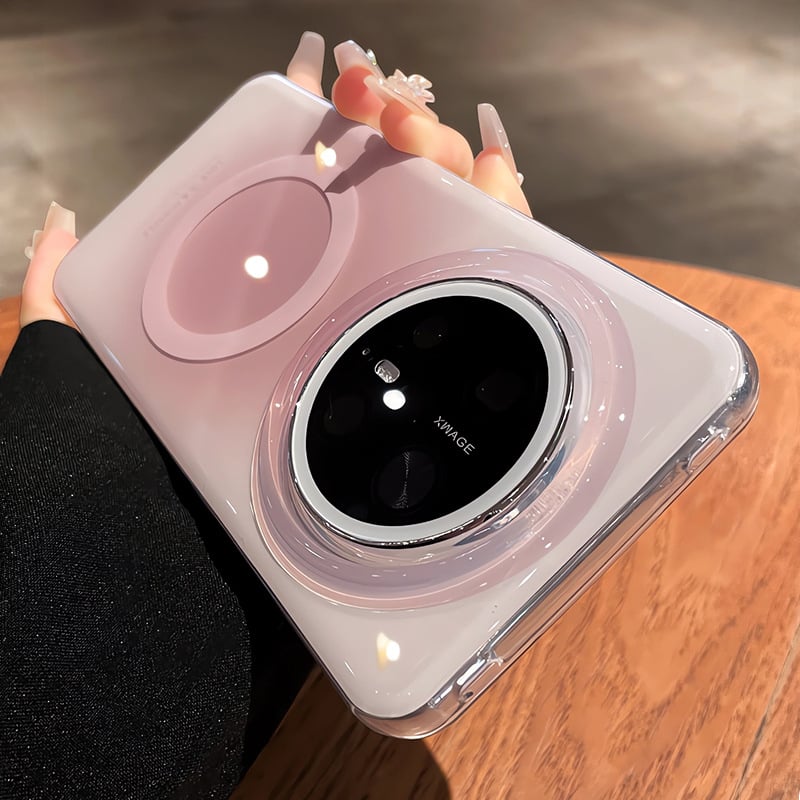 Gradientový magnetický kryt s retiazkou pre Huawei Mate 80 – kompletné krytie, proti pádu, horúce lisovanie, nie je prispôsobiteľný, materiál: Iný