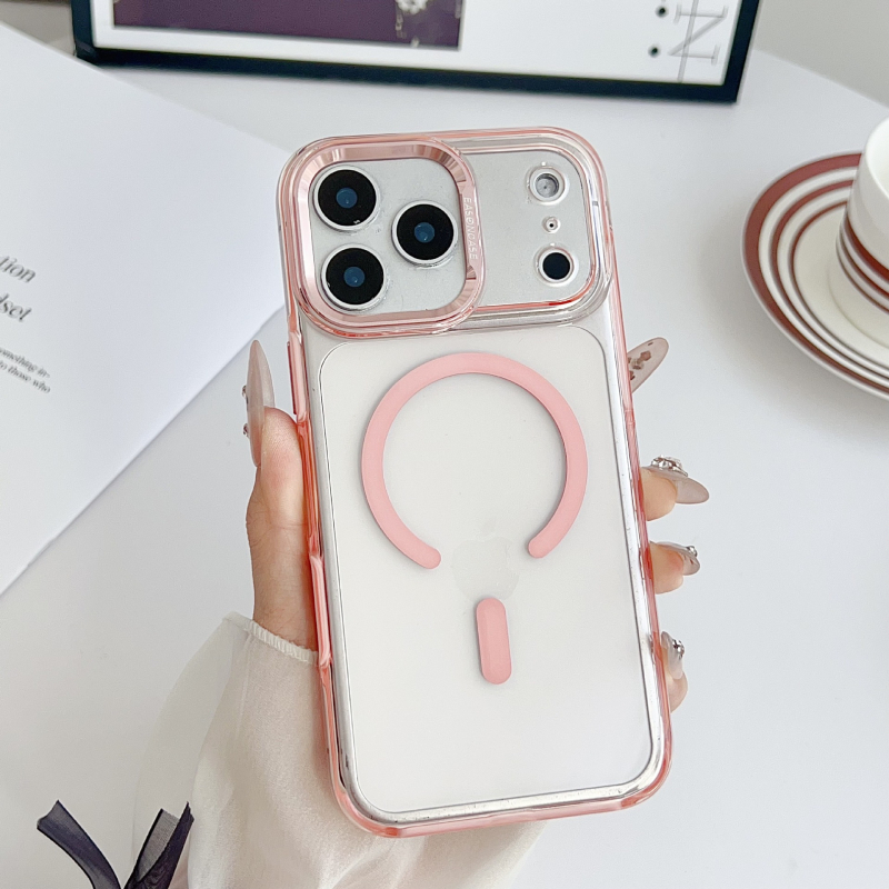 Telefonvédő iPhone 17 Pro Max és iPhone 16 Pro Max számára – akril, ütésálló, mágneses rögzítés, injekciós öntés, testreszabható