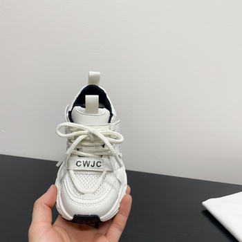 Unisex dječje tenisice u stilu Dad Shoes (gornji dio od mikrovlakna, gumeni potplat, blok boja, Velcro kopča, proljeće 2026)