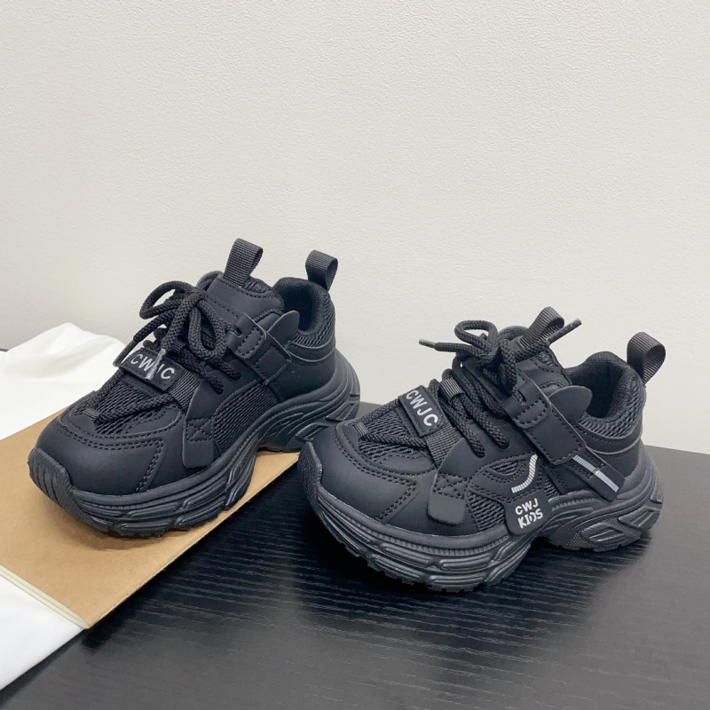 Unisex dječje tenisice u stilu Dad Shoes (gornji dio od mikrovlakna, gumeni potplat, blok boja, Velcro kopča, proljeće 2026)
