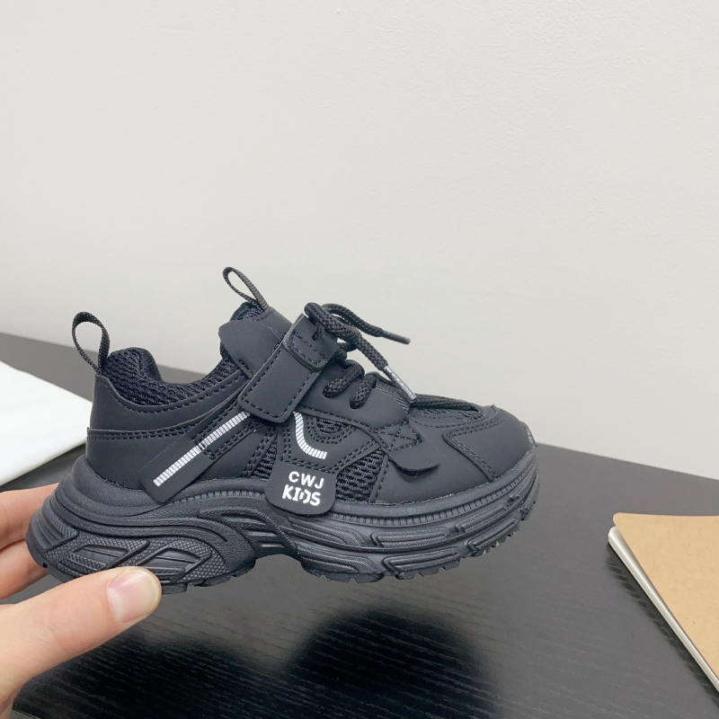 Unisex dječje tenisice u stilu Dad Shoes (gornji dio od mikrovlakna, gumeni potplat, blok boja, Velcro kopča, proljeće 2026)