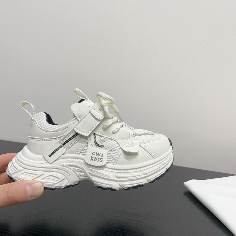 Unisex dječje tenisice u stilu Dad Shoes (gornji dio od mikrovlakna, gumeni potplat, blok boja, Velcro kopča, proljeće 2026)