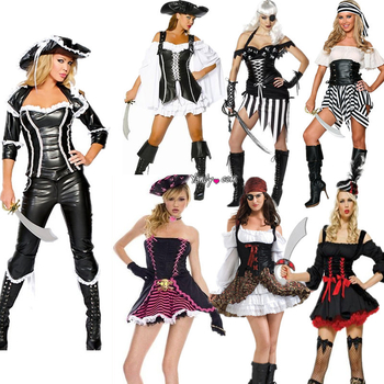 Ženski kostim Karipskog pirata za Halloween – Scenska izvedba, Poliester, 80% Glavni materijal
