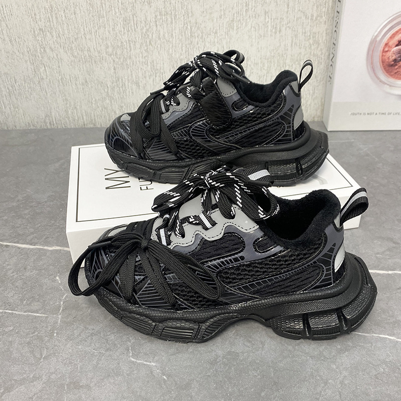 Dječje tenisice u stilu Paris dad shoes, mrežasti gornji dio, unisex, boja Dragon Fruit, 2026 proljeće–jesen