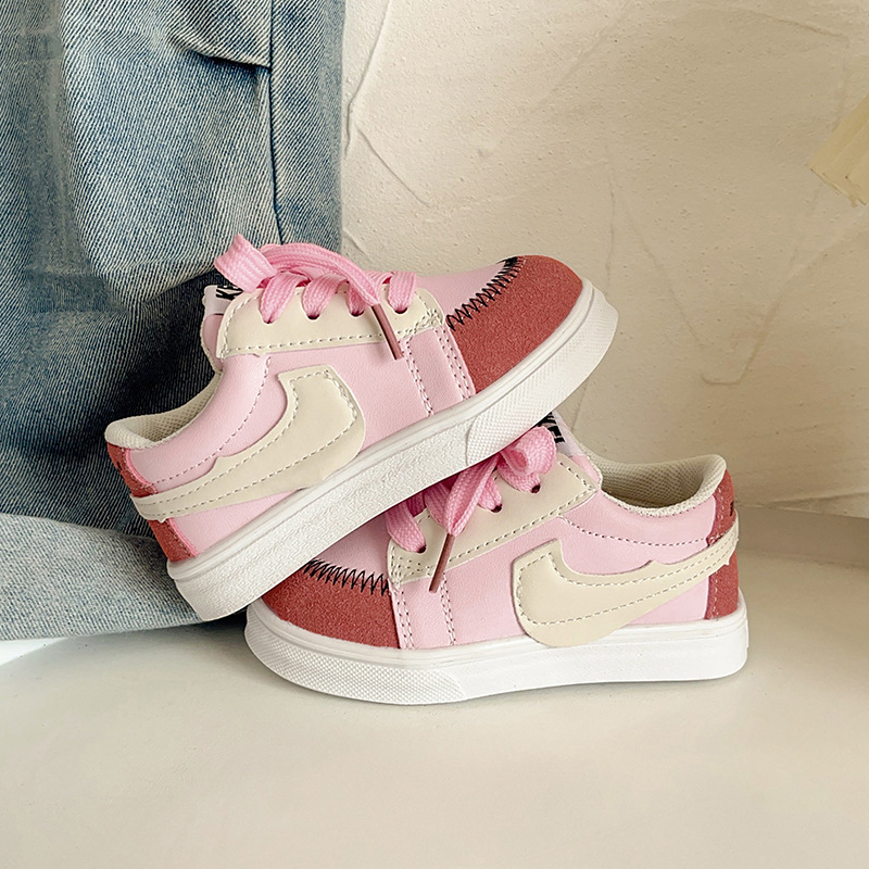 Pantofi sport pentru copii, unisex, partea superioară din piele microfibră, închidere Velcro, model camuflaj, talpă antiderapantă