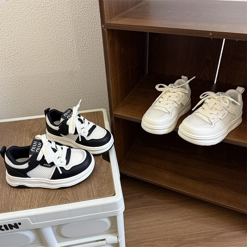 Pantofi sport pentru copii, plasă respirabilă, antiderapant, închidere Velcro, ușori, unisex