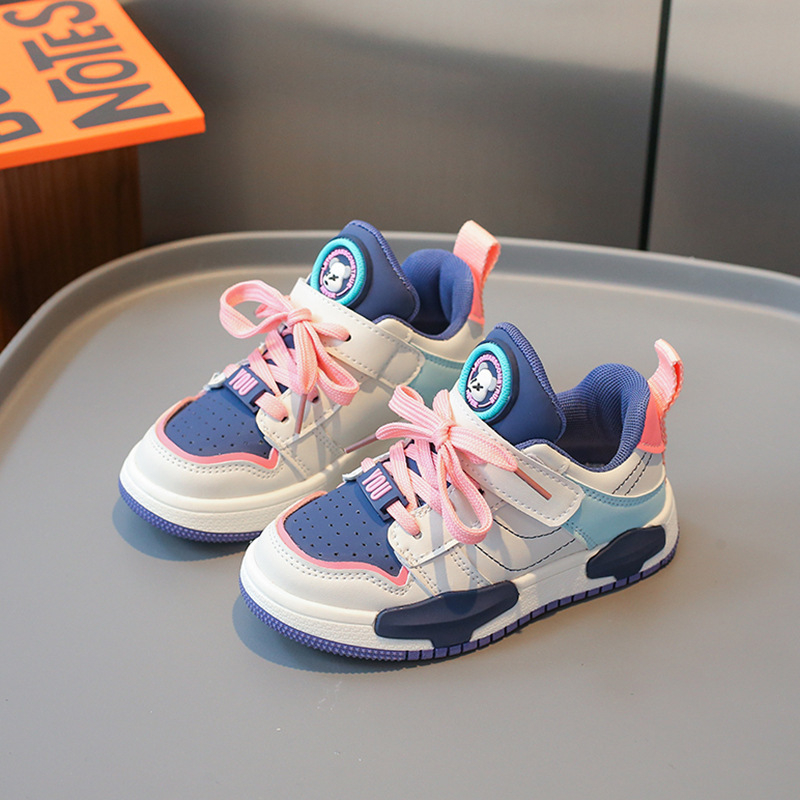 Unisex dječje sportske tenisice, anti-klizanje, otporne na habanje, Velcro kopčanje, Microfiber gornji dio