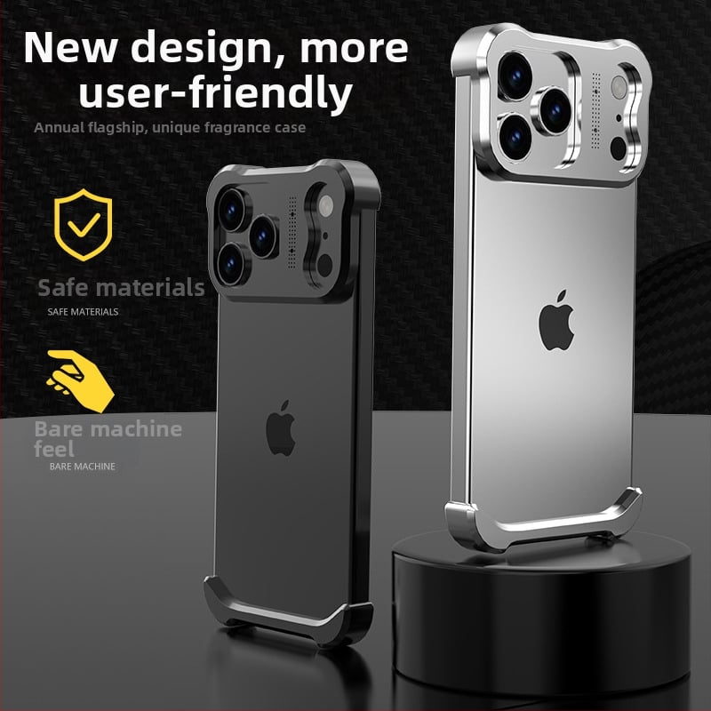 Kućište od aluminijske legure s šupljom konstrukcijom za iPhone 13/13 Pro/13 Pro Max i iPhone 14/14 Pro/14 Pro Max/14 Max — metalni omot, šok-zaštita, disipacija topline, otpornost na habanje, šuplja konstrukcija