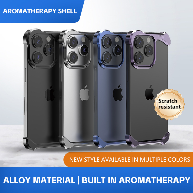 Kućište od aluminijske legure s šupljom konstrukcijom za iPhone 13/13 Pro/13 Pro Max i iPhone 14/14 Pro/14 Pro Max/14 Max — metalni omot, šok-zaštita, disipacija topline, otpornost na habanje, šuplja konstrukcija