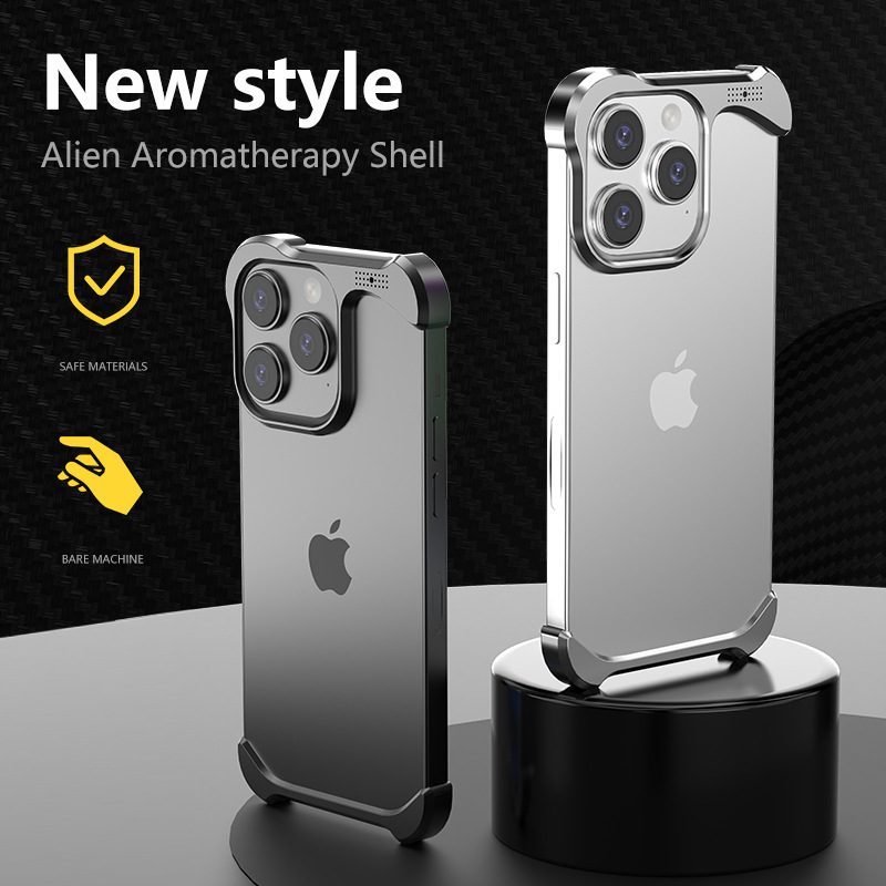 Kućište od aluminijske legure s šupljom konstrukcijom za iPhone 13/13 Pro/13 Pro Max i iPhone 14/14 Pro/14 Pro Max/14 Max — metalni omot, šok-zaštita, disipacija topline, otpornost na habanje, šuplja konstrukcija