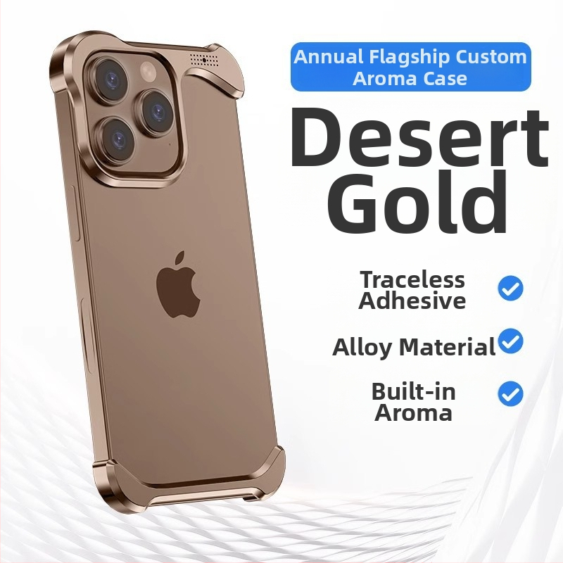 Kućište od aluminijske legure s šupljom konstrukcijom za iPhone 13/13 Pro/13 Pro Max i iPhone 14/14 Pro/14 Pro Max/14 Max — metalni omot, šok-zaštita, disipacija topline, otpornost na habanje, šuplja konstrukcija