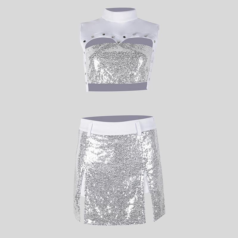 Ženski jazz plesni kostim - scenski kostim za nastupe, branda Wuyiba, mješavina polyester-spandex, polyester 30-50%, jesen 2023