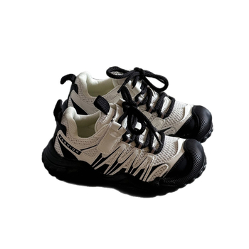 Pantofi sport pentru copii, partea superioară din plasă respirabilă, închidere Velcro, talpă din cauciuc, anti-derapare, pentru copii 1–3 ani