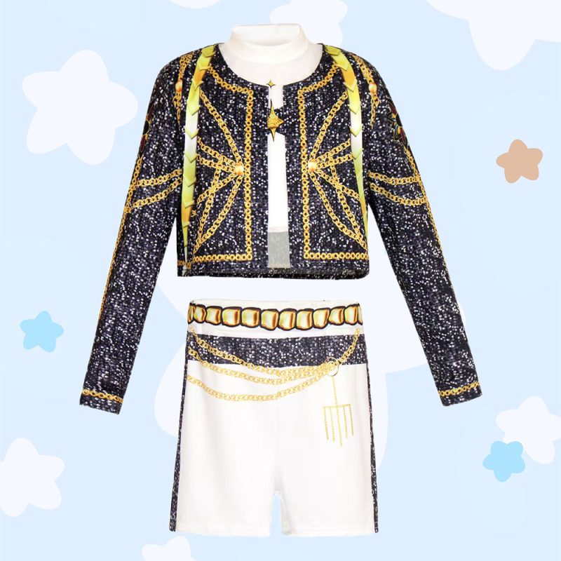 Κοσπλέι φόρεμα για αστέρα Κ-POP – Ομάδα Hunter Witch, πολυεστερικό ύφασμα (30–50% περιεκτικότητα πολυεστέρα), Φθινόπωρο 2025, για ρόλους σε παιχνίδια/anime, street style