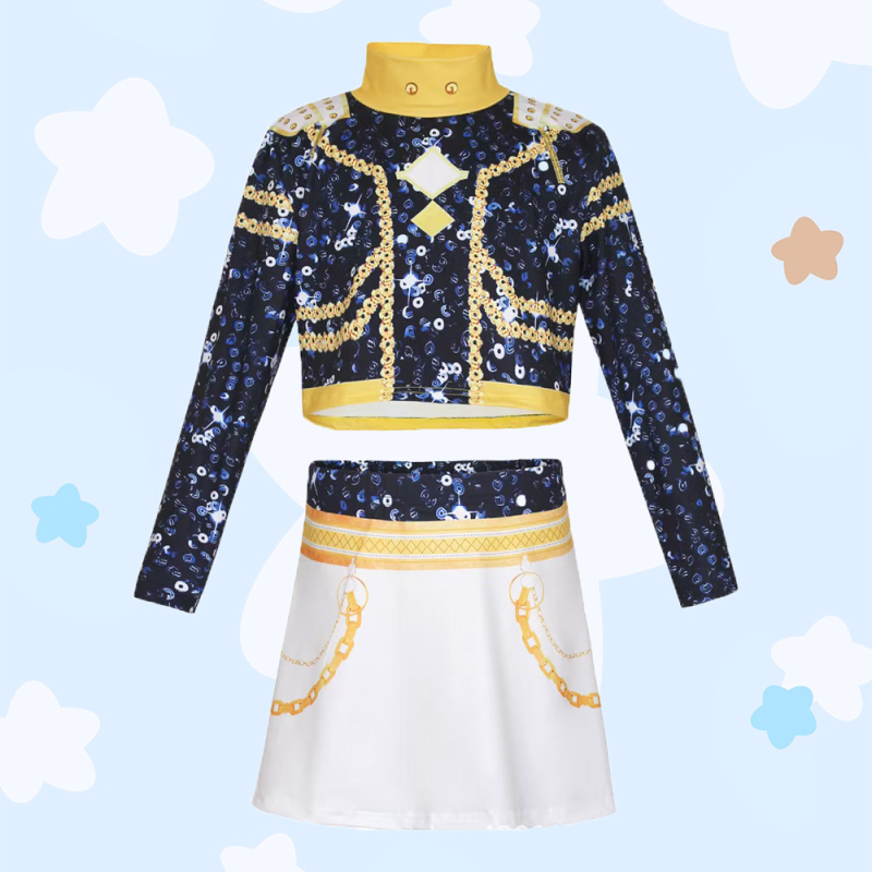 Κοσπλέι φόρεμα για αστέρα Κ-POP – Ομάδα Hunter Witch, πολυεστερικό ύφασμα (30–50% περιεκτικότητα πολυεστέρα), Φθινόπωρο 2025, για ρόλους σε παιχνίδια/anime, street style