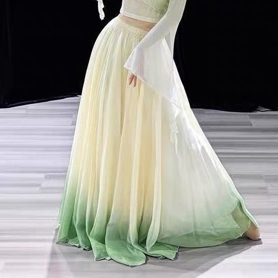 Klasszikus néptáncruha - Chenille-Spandex anyag, 720° forgó szoknya, Uniszex, kínai stílus