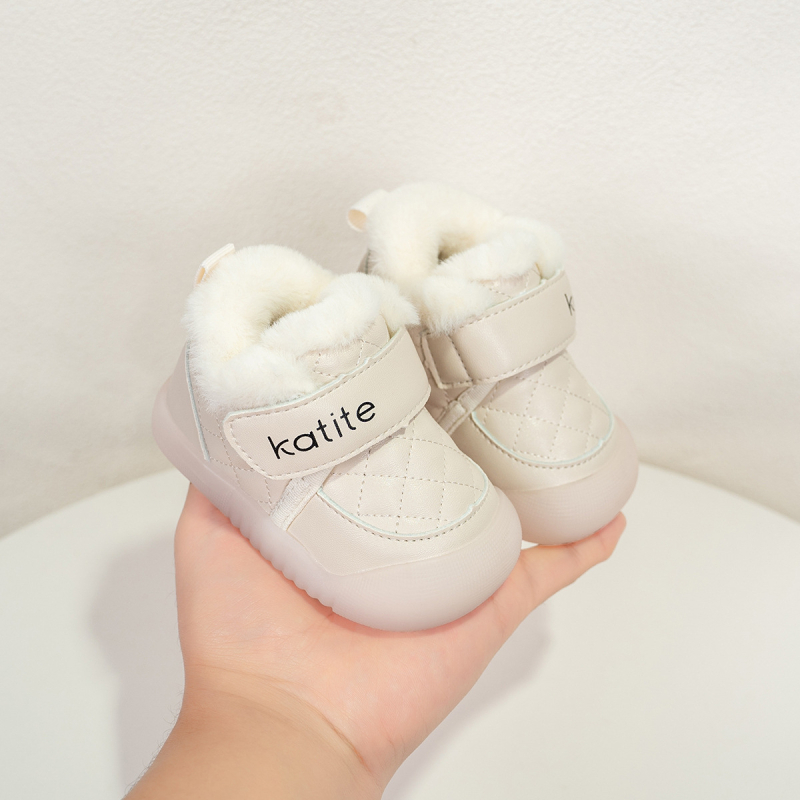 Kisgyermekek téli csizmája - vízálló, csúszásmentes, meleg, felső rész mikrovlágbőrből, Velcro-zárás