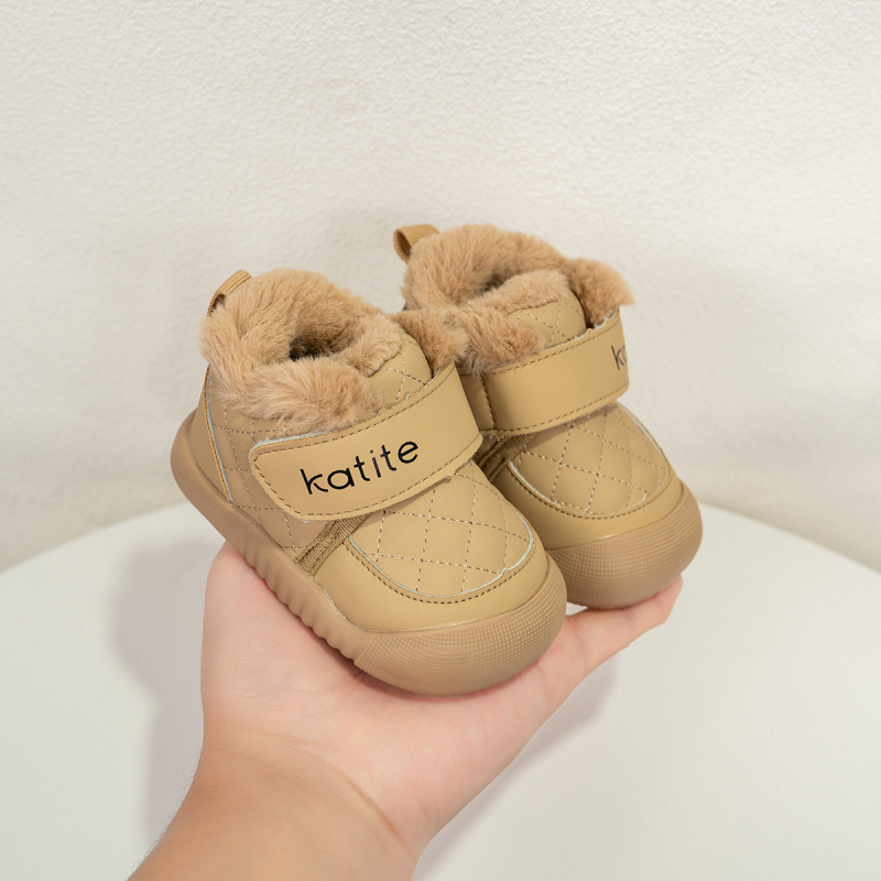 Kisgyermekek téli csizmája - vízálló, csúszásmentes, meleg, felső rész mikrovlágbőrből, Velcro-zárás