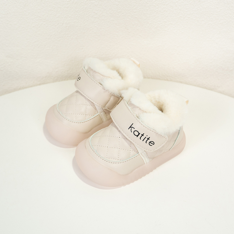 Kisgyermekek téli csizmája - vízálló, csúszásmentes, meleg, felső rész mikrovlágbőrből, Velcro-zárás