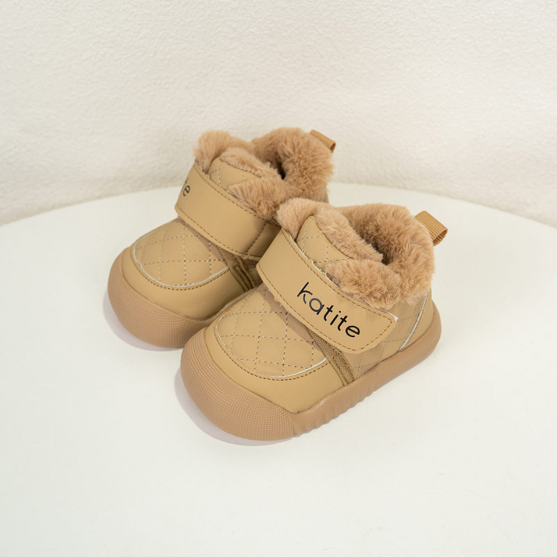 Kisgyermekek téli csizmája - vízálló, csúszásmentes, meleg, felső rész mikrovlágbőrből, Velcro-zárás