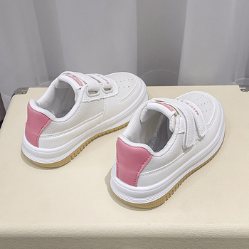 Gyerekeknek szóló Velcro cipő, mikroszálas felsőrész, gumírozott talp, alacsony fazon, hálós bélés