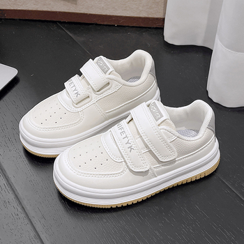 Gyerekeknek szóló Velcro cipő, mikroszálas felsőrész, gumírozott talp, alacsony fazon, hálós bélés