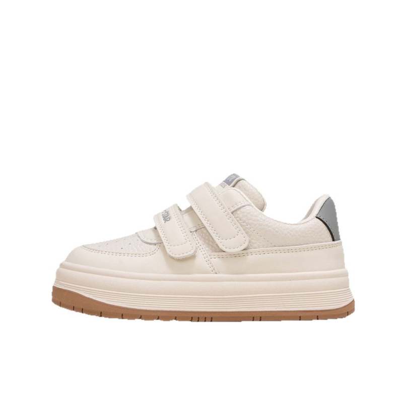 Gyerekeknek szóló Velcro cipő, mikroszálas felsőrész, gumírozott talp, alacsony fazon, hálós bélés