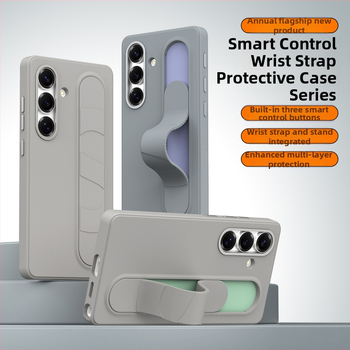 Puzdro pre Samsung telefón s podstavcom, protišmykové, odvádzanie tepla, ochrana proti pádu, hot-pressovaný polykarbonát